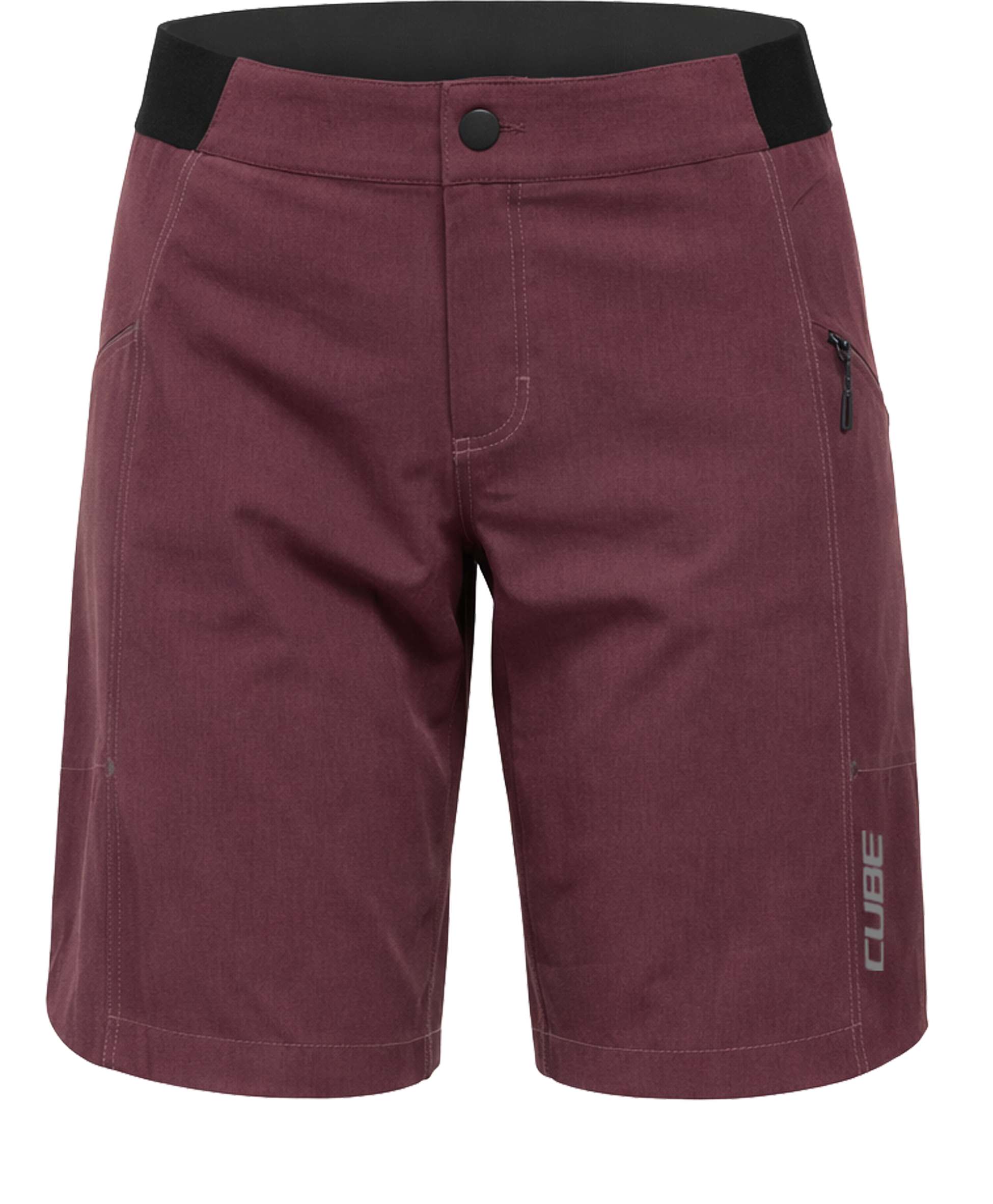 WS Trail Short CMPT inkl. Innenhose bordeaux