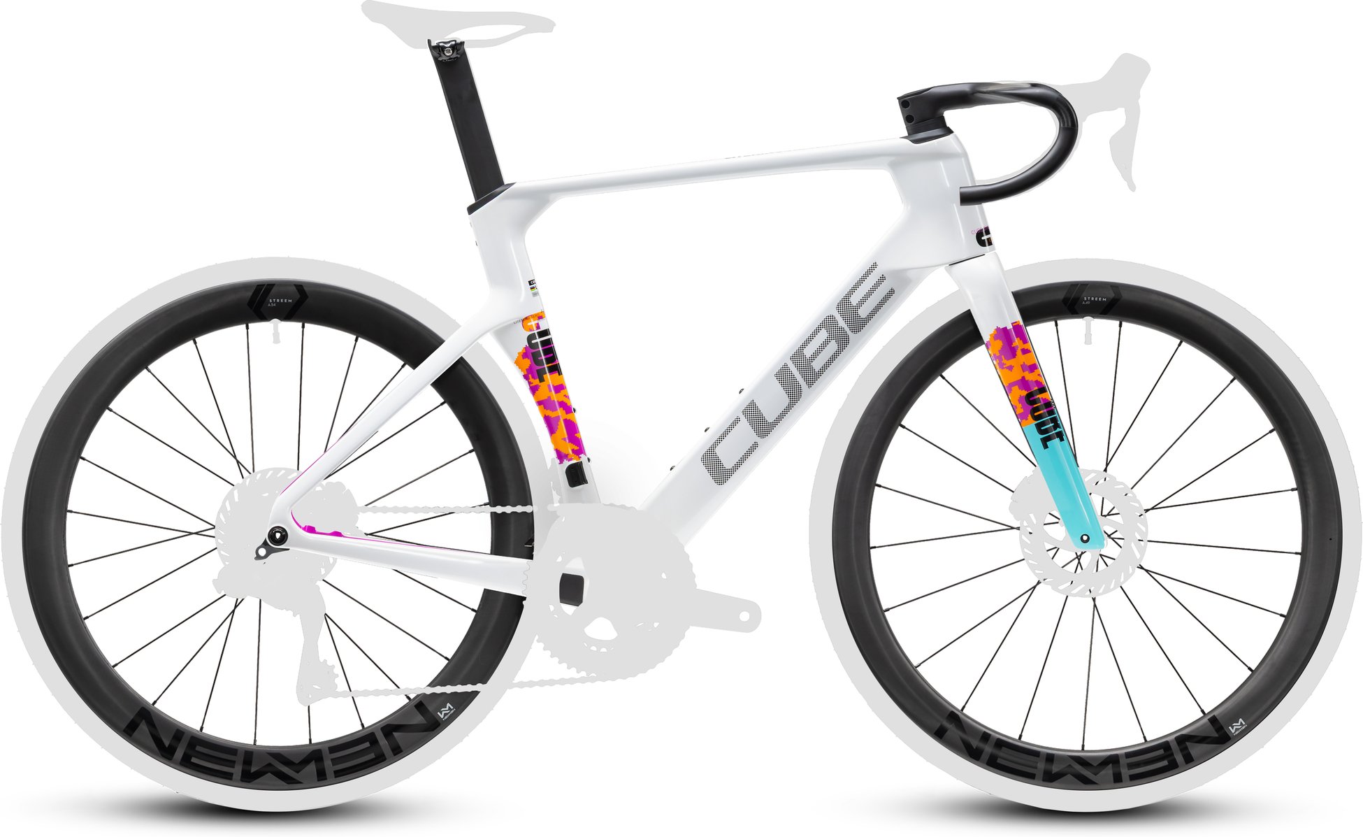 Litening AERO C:68X Frameset graphic´n´white