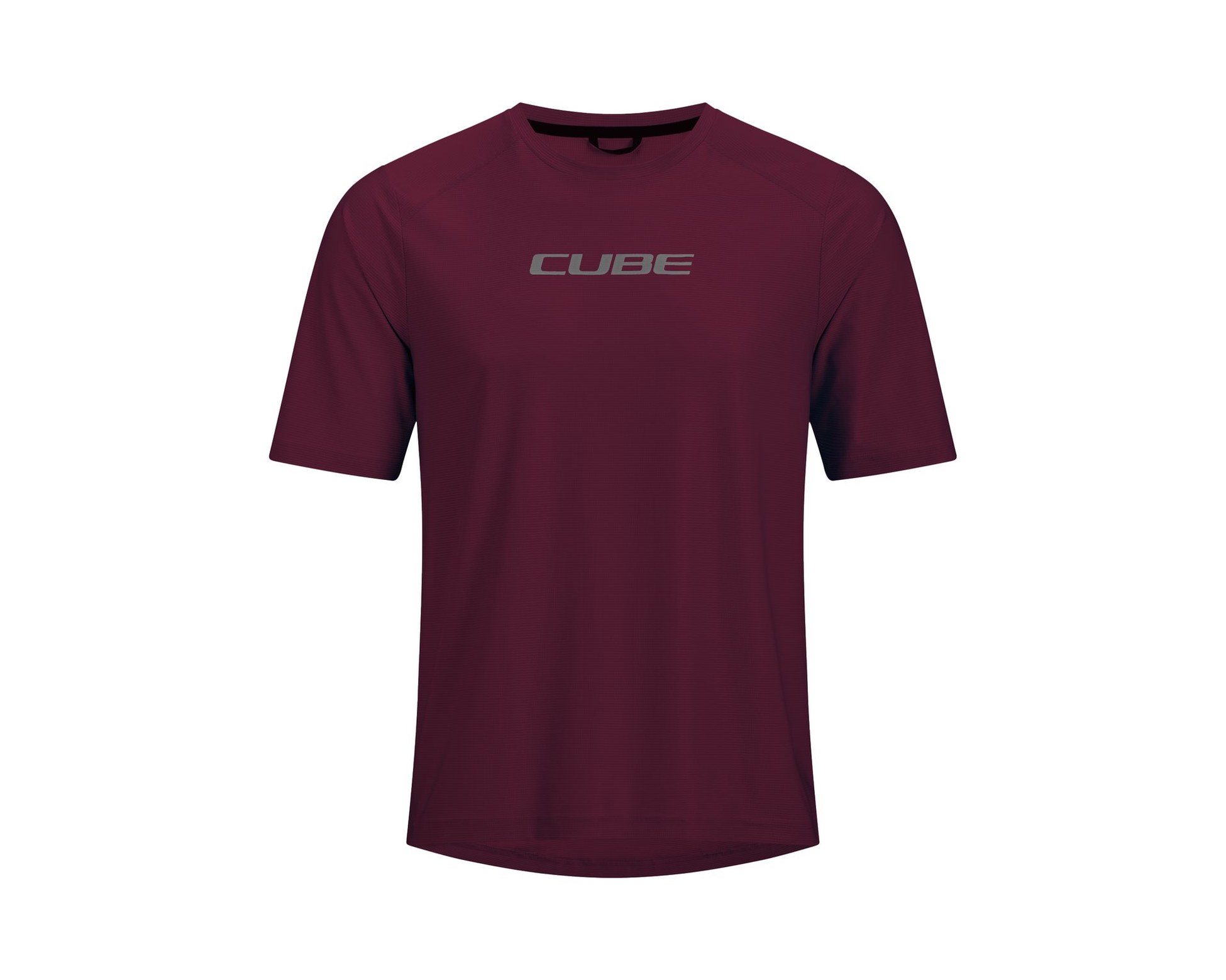 Funktionsshirt kurzarm bordeaux