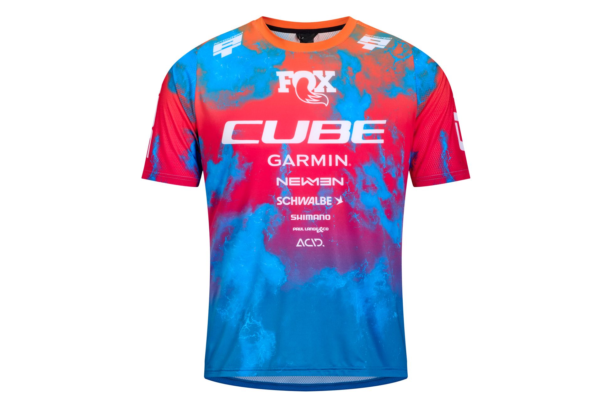 MTB Trikot X Actionteam kurzarm blue´n´pink´n´orange