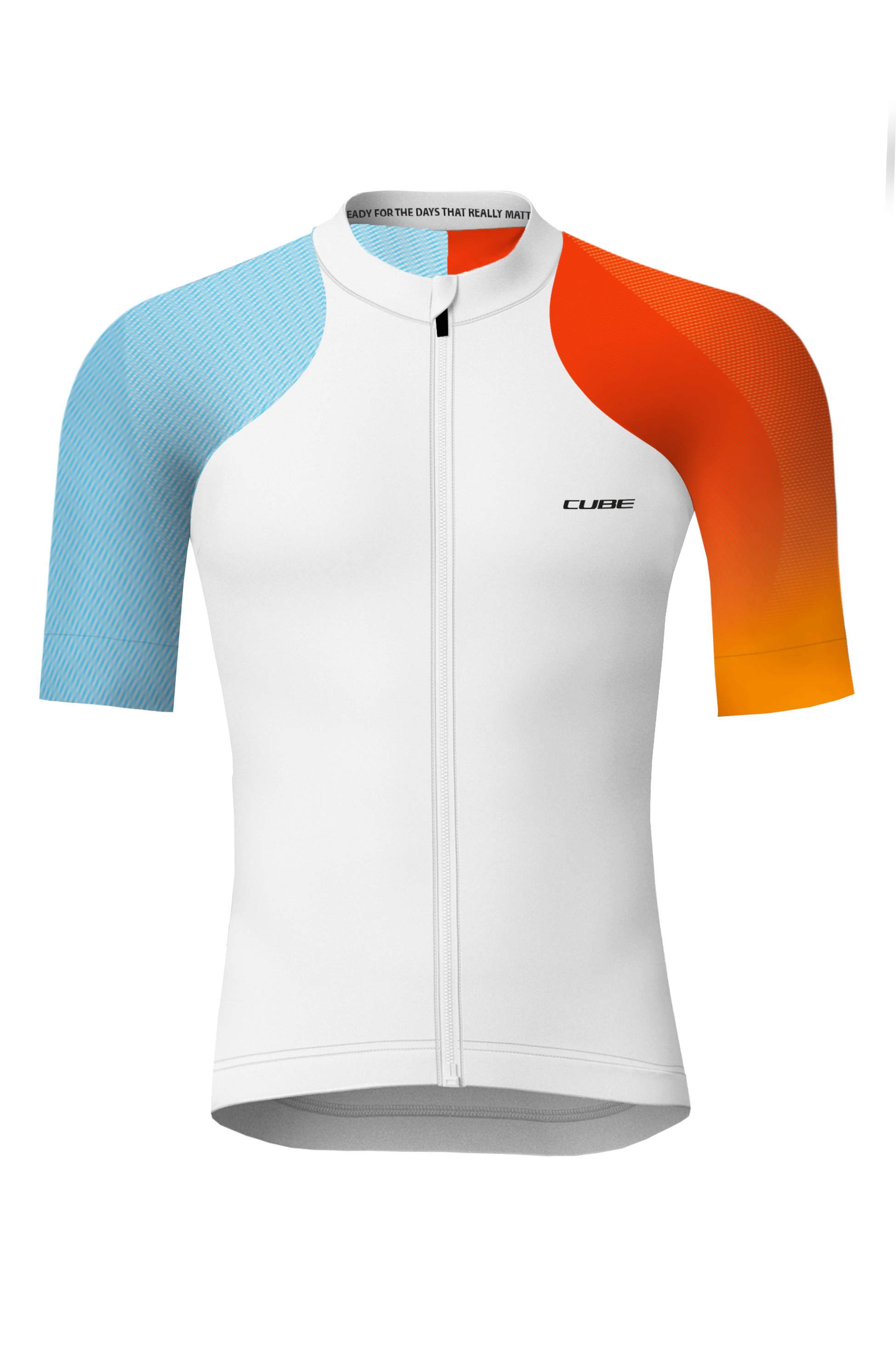 ROAD/XC Trikot TEAMLINE kurzarm light blue