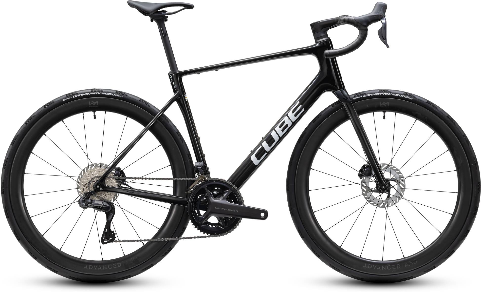 Cube Attain C:62 SLT carbon´n´white