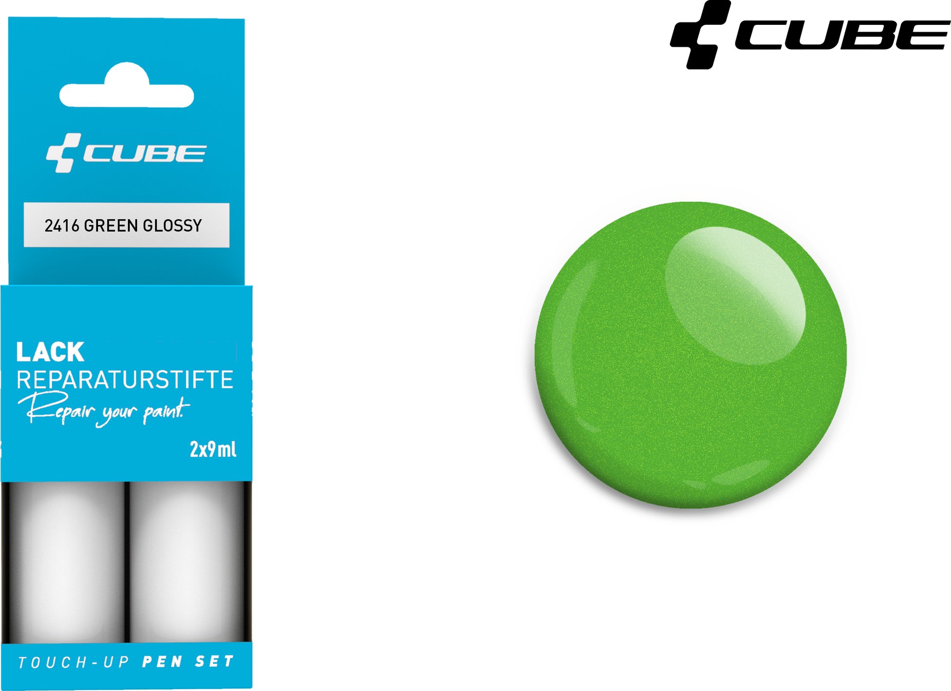 Lackstift Set GREEN glossy 2416
