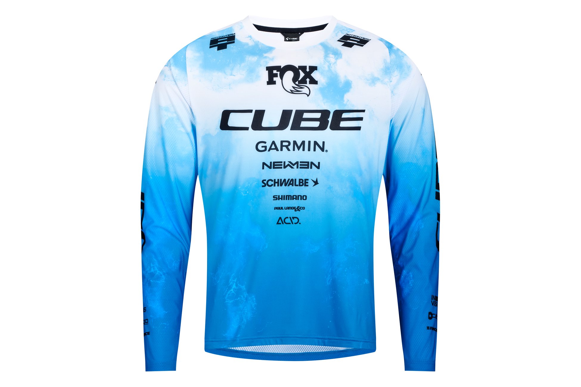 MTB Trikot X Actionteam langarm topas blue