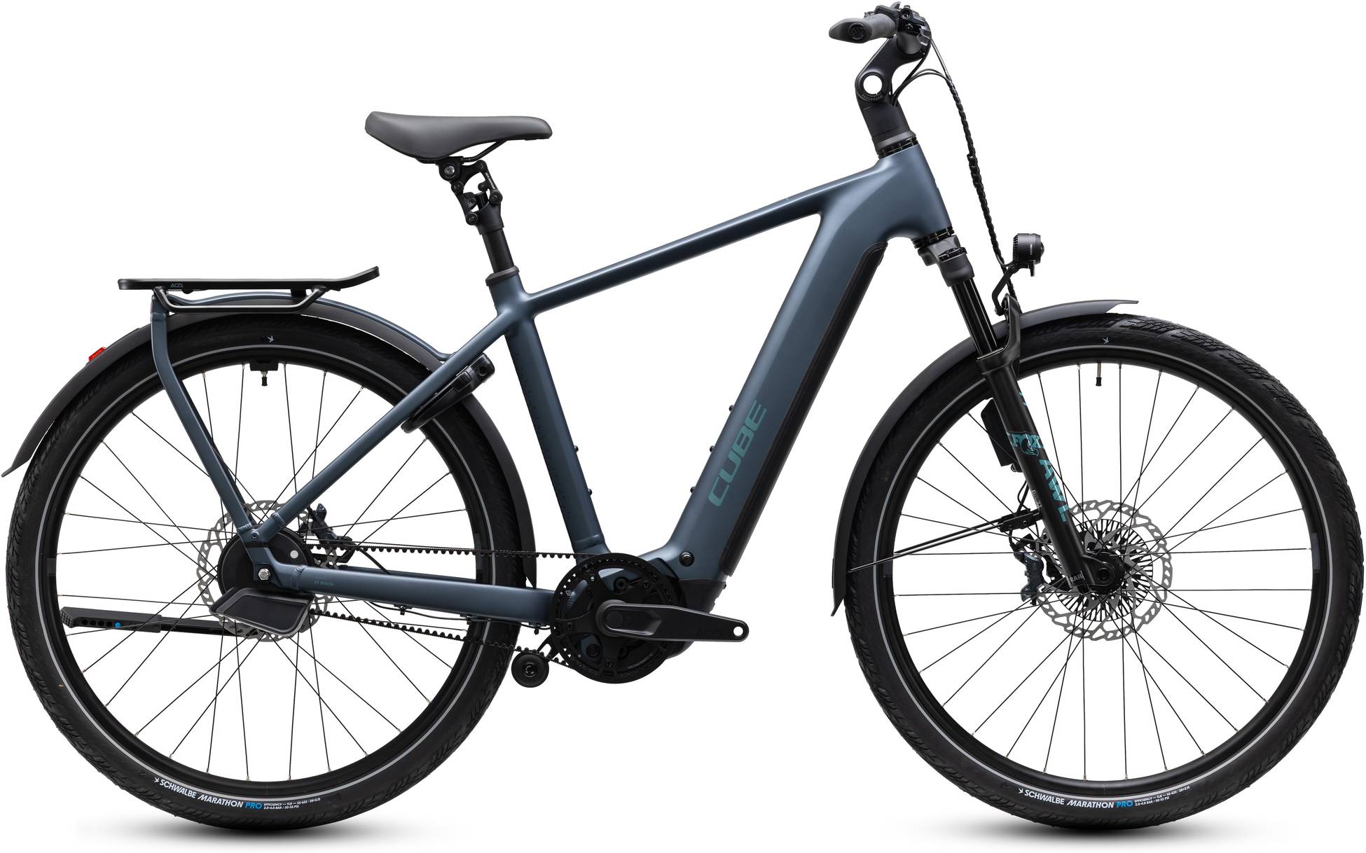 Cube Kathmandu Hybrid Deluxe SLX 800 mineralblue´n´blue