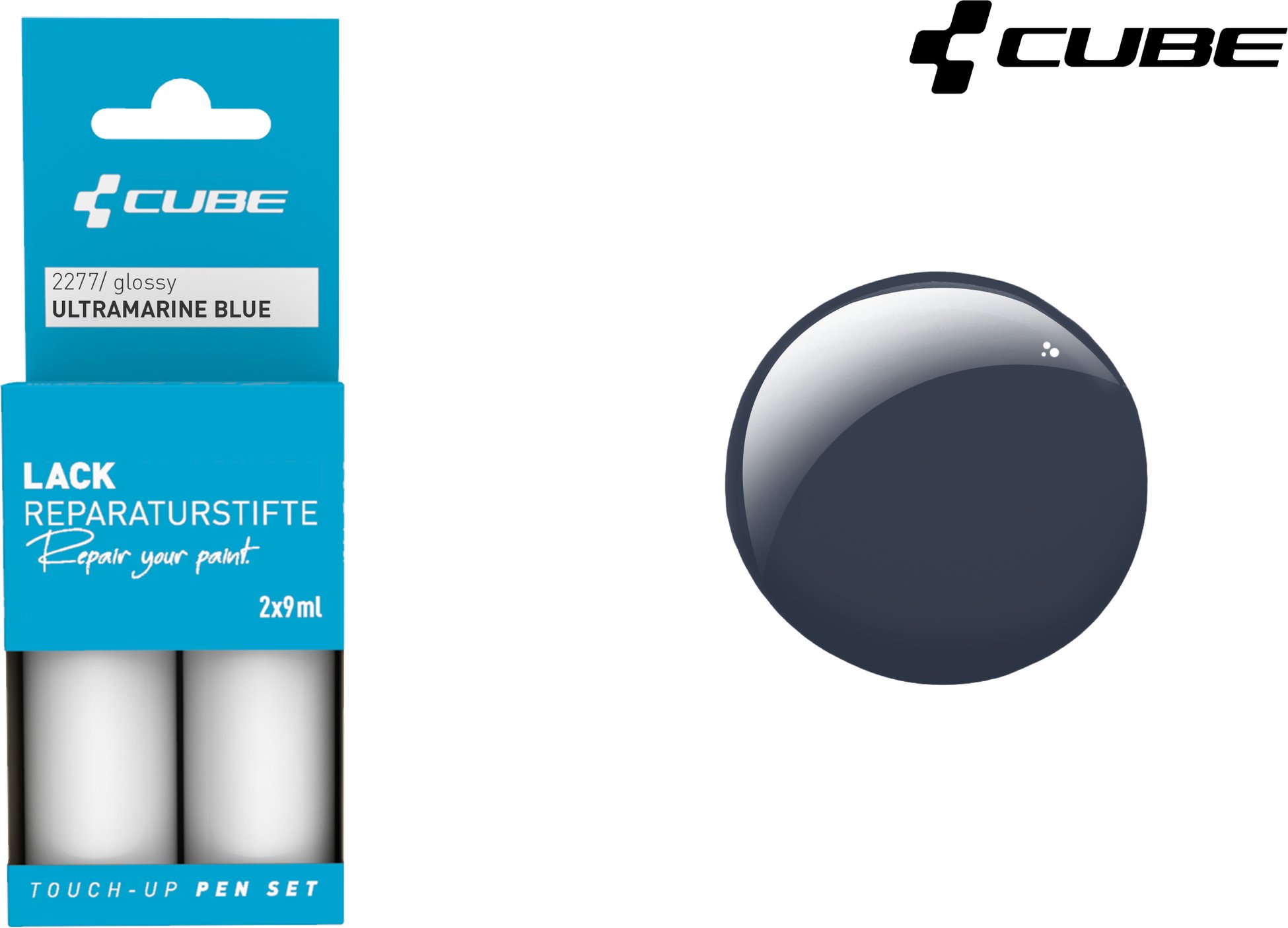 Lackstift Set ULTRAMARINE BLUE glossy 2277