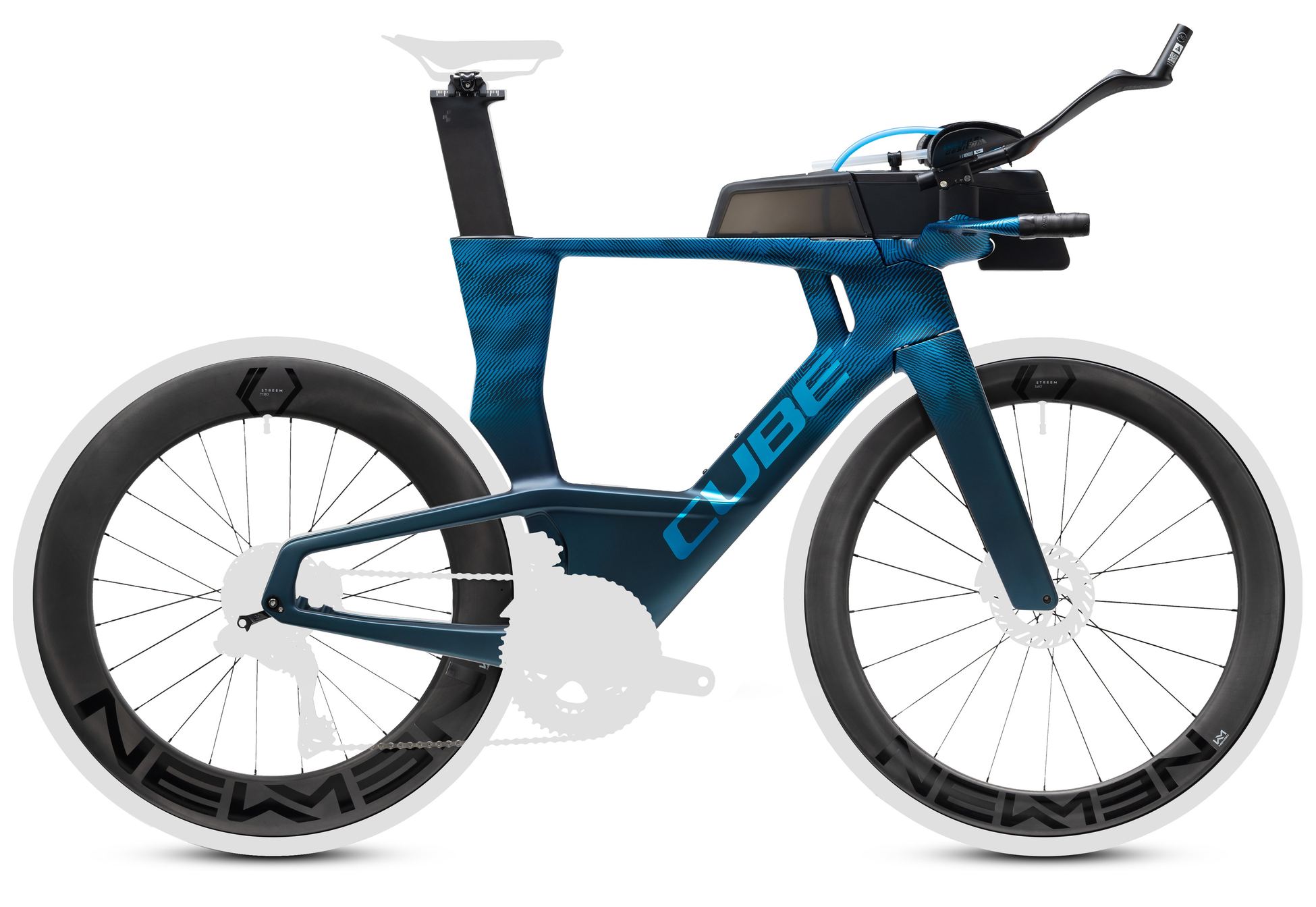 Cube Aerium C:68X Frameset liquidbluegrid´n´chrome