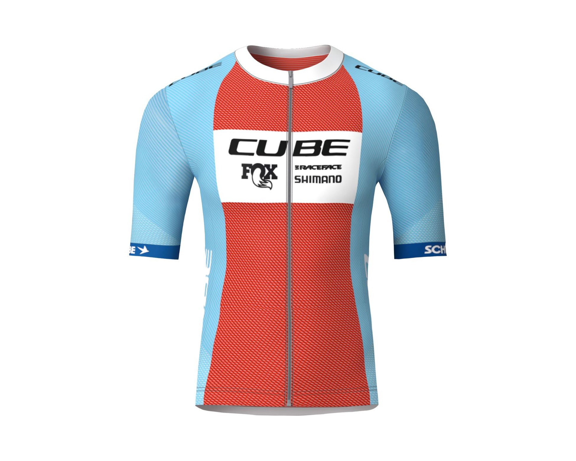 ROAD/XC Trikot X Factory Racing kurzarm blue´n´orange