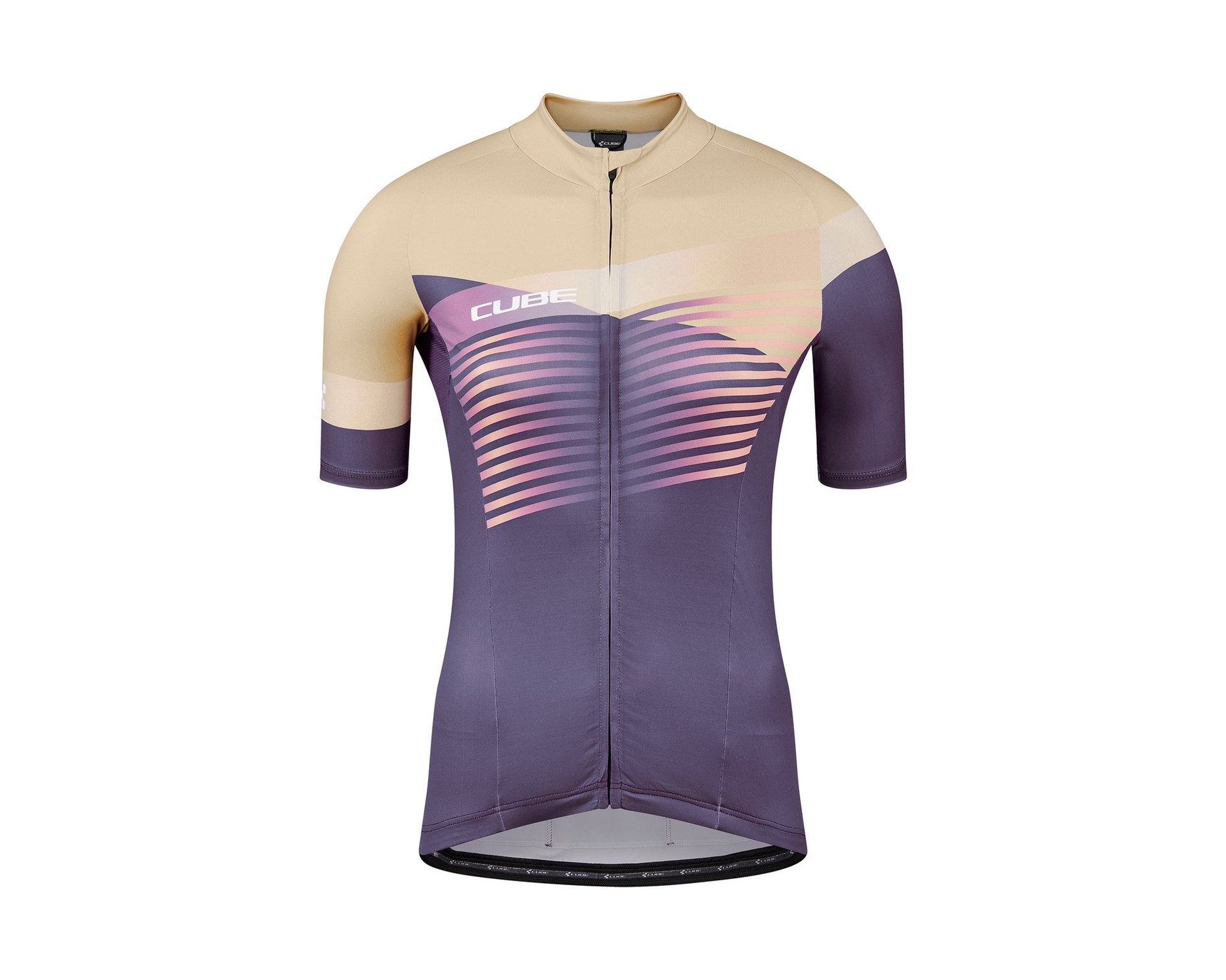 TEAMLINE WS Trikot kurzarm violet´n´sand