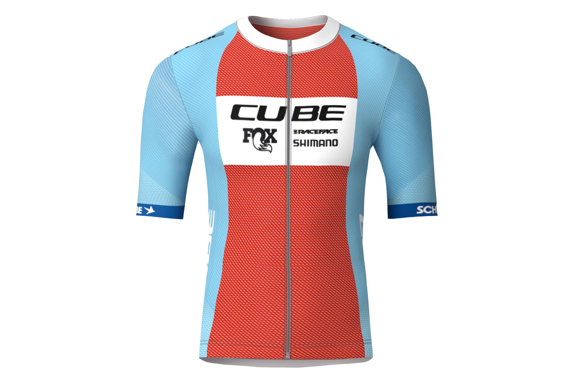 ROAD/XC Trikot X Factory Racing kurzarm blue´n´orange