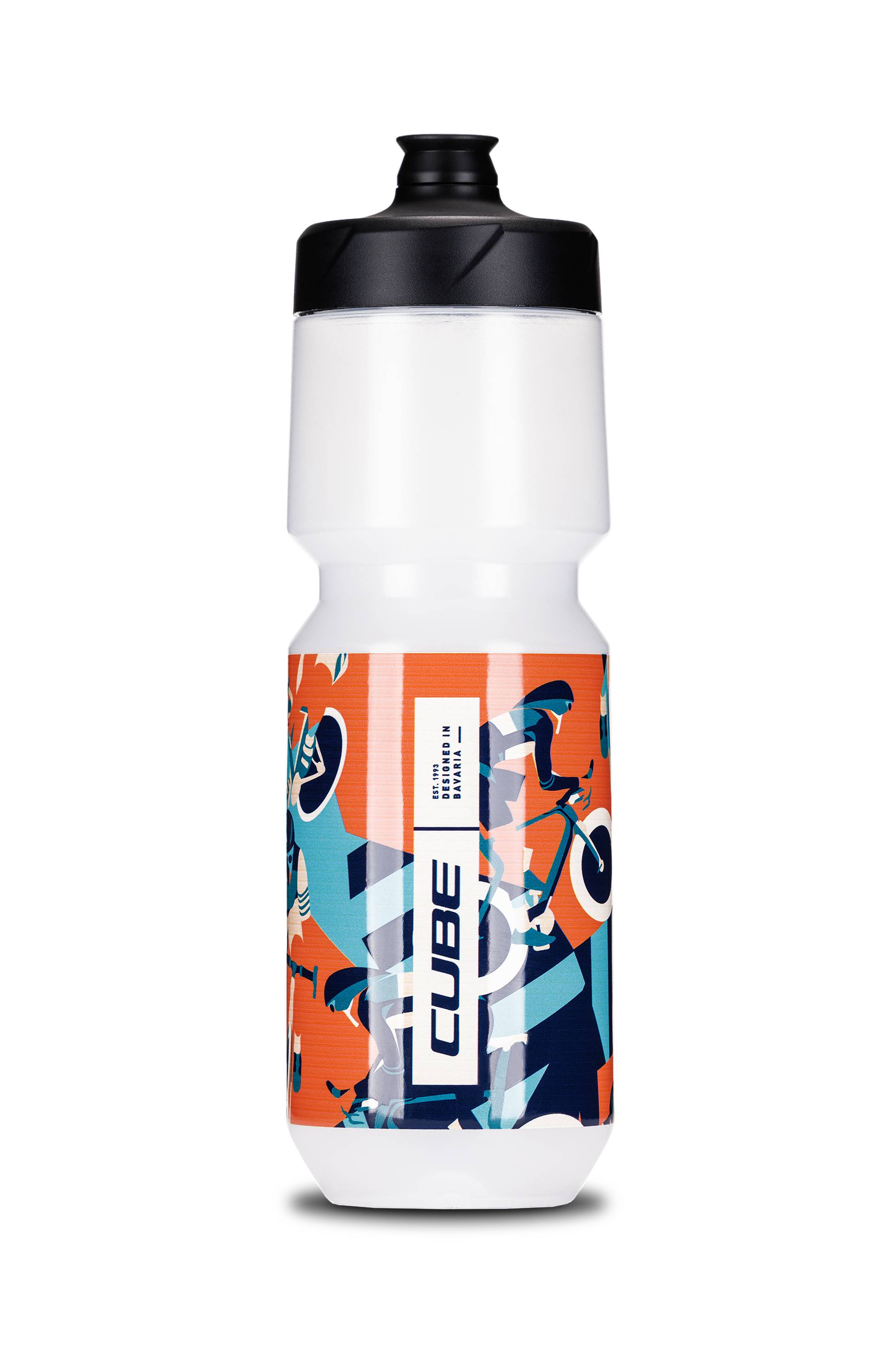 Trinkflasche Flow 750 blue´n´orange