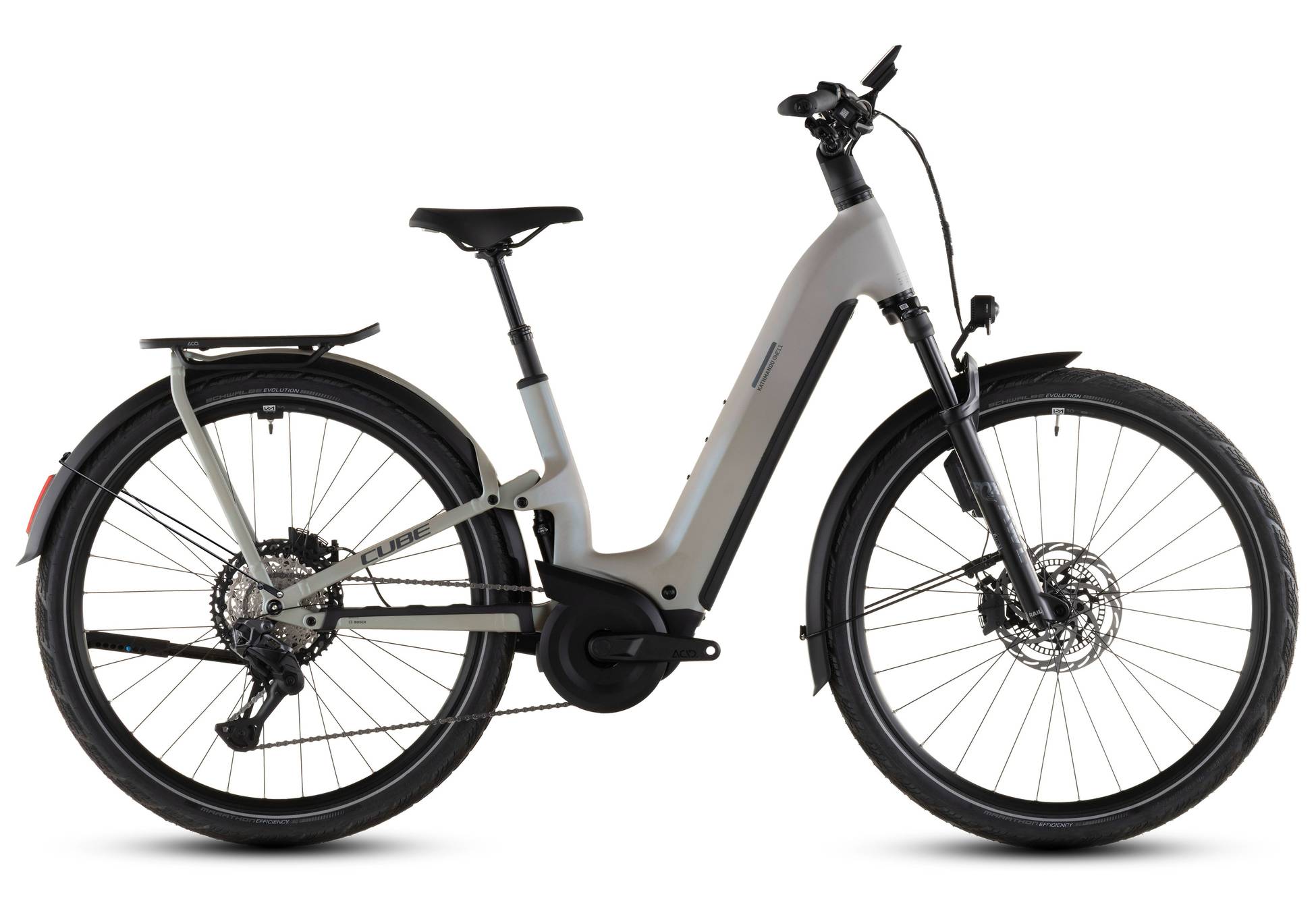 Cube Kathmandu Hybrid ONE11 HPC SLT 800 glintsand´n´oatgrey Easy Entry