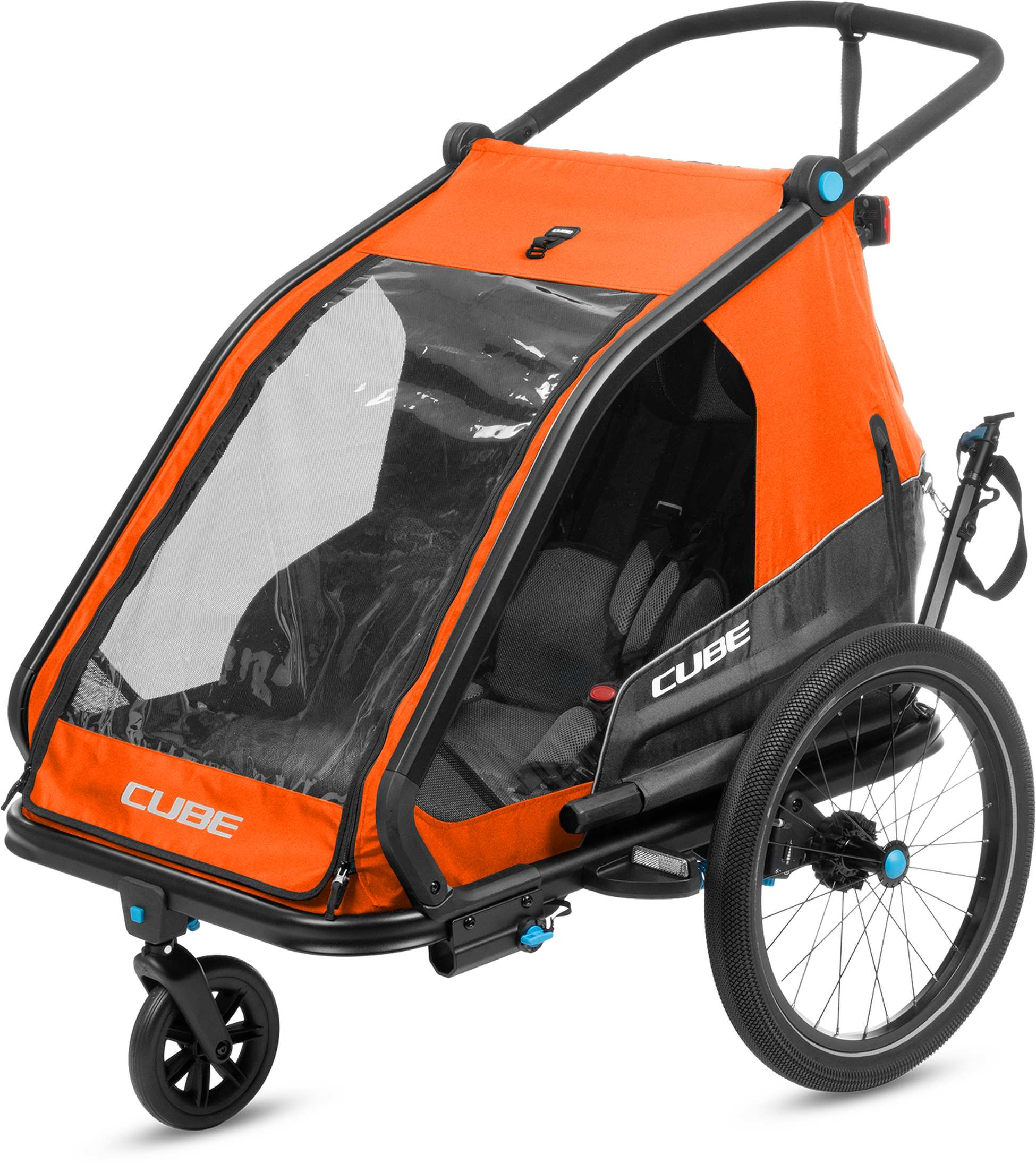 Kinder Fahrradanhänger Double CMPT X Actionteam