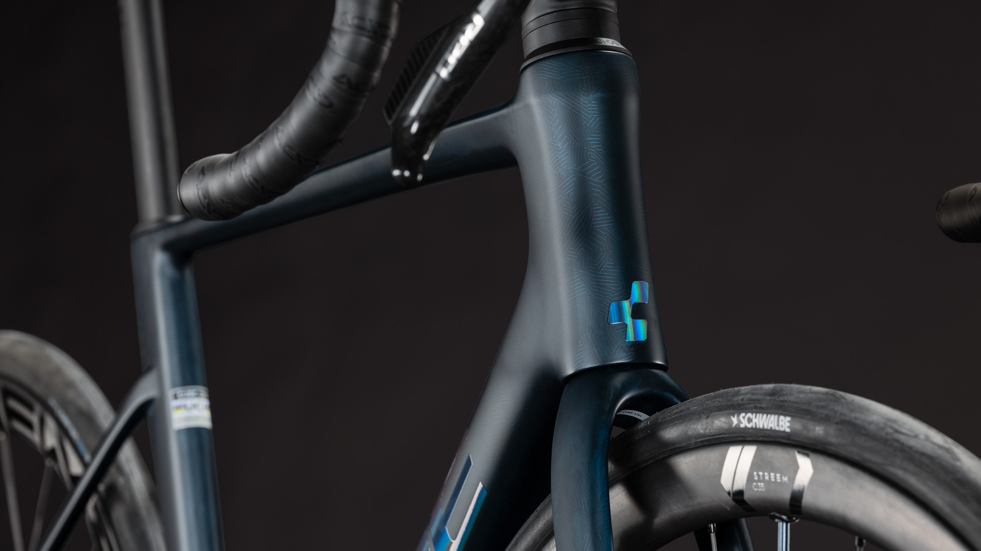 Litening AIR C:68X SLX liquidblue´n´crisscross