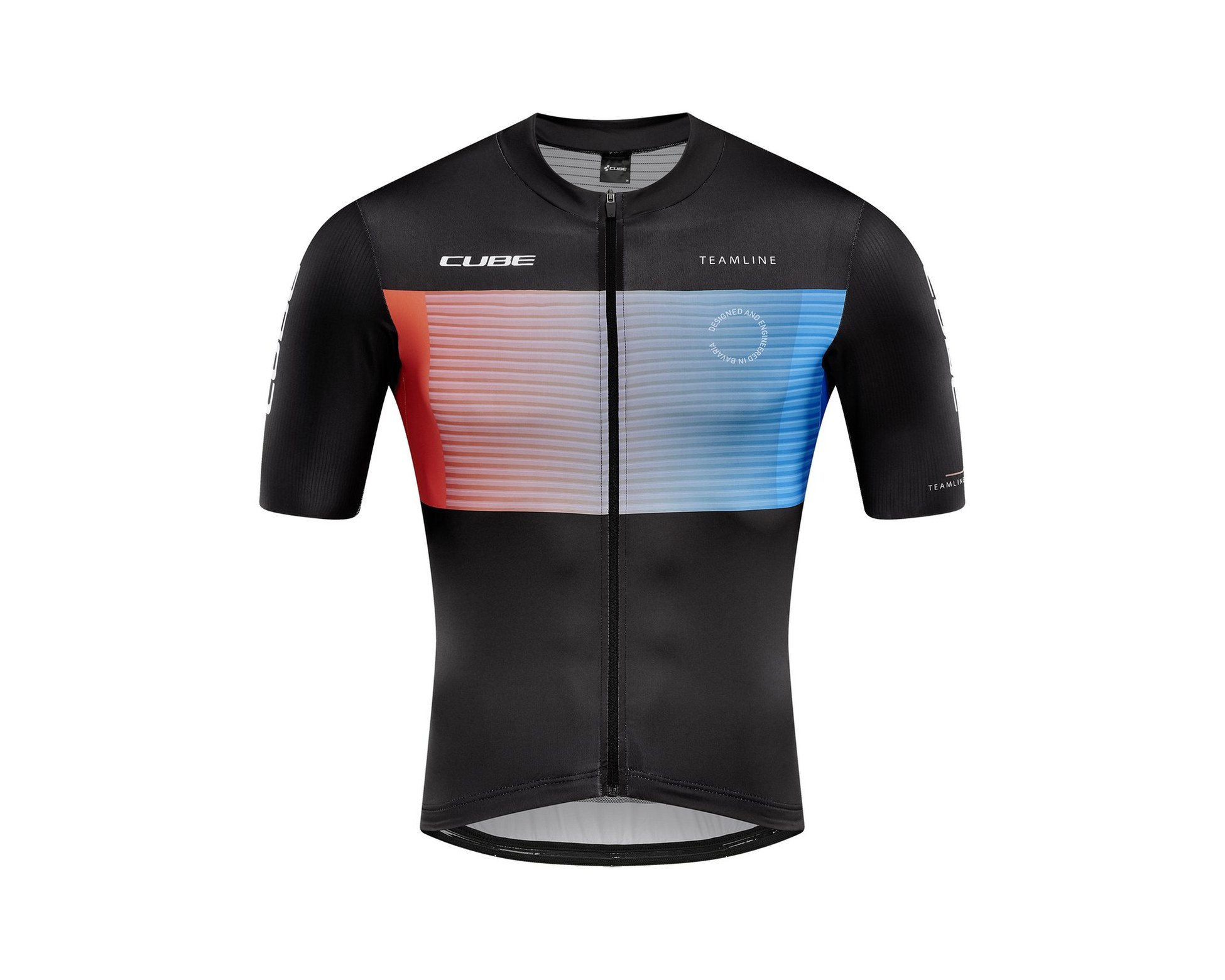 TEAMLINE Trikot kurzarm black´n´blue´n´red
