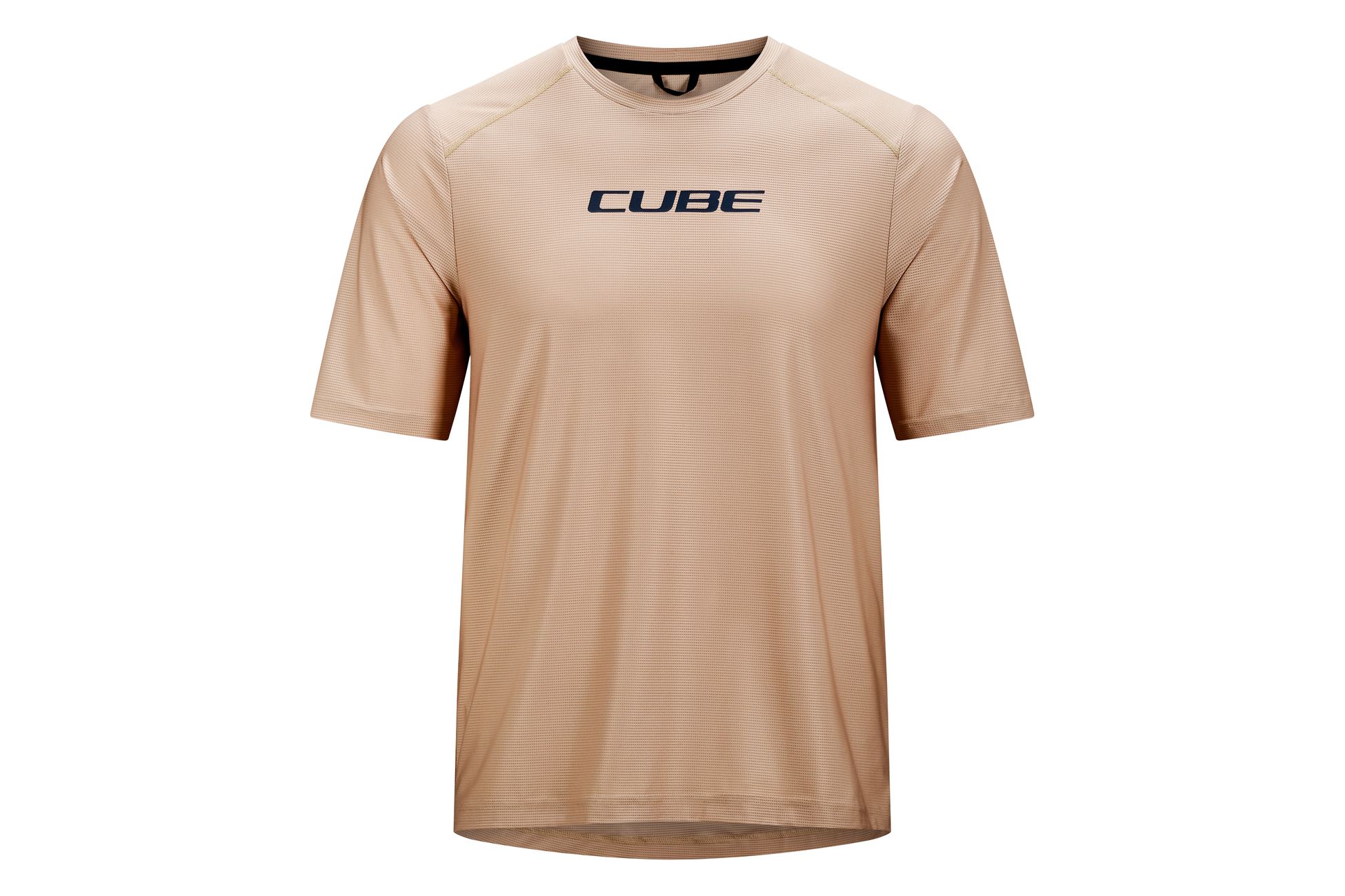 Funktionsshirt kurzarm beige