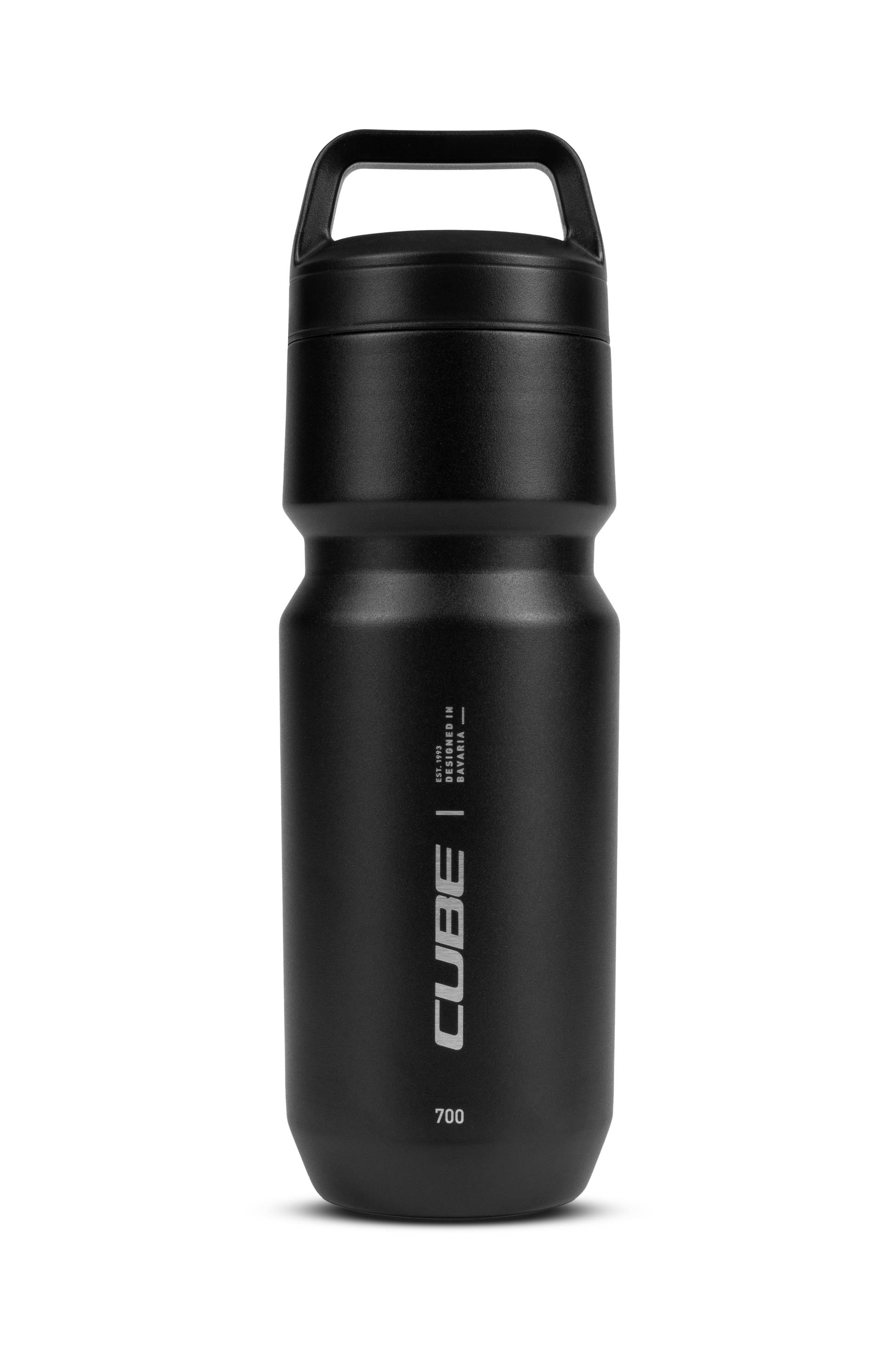 Edelstahlflasche Arc 700 black