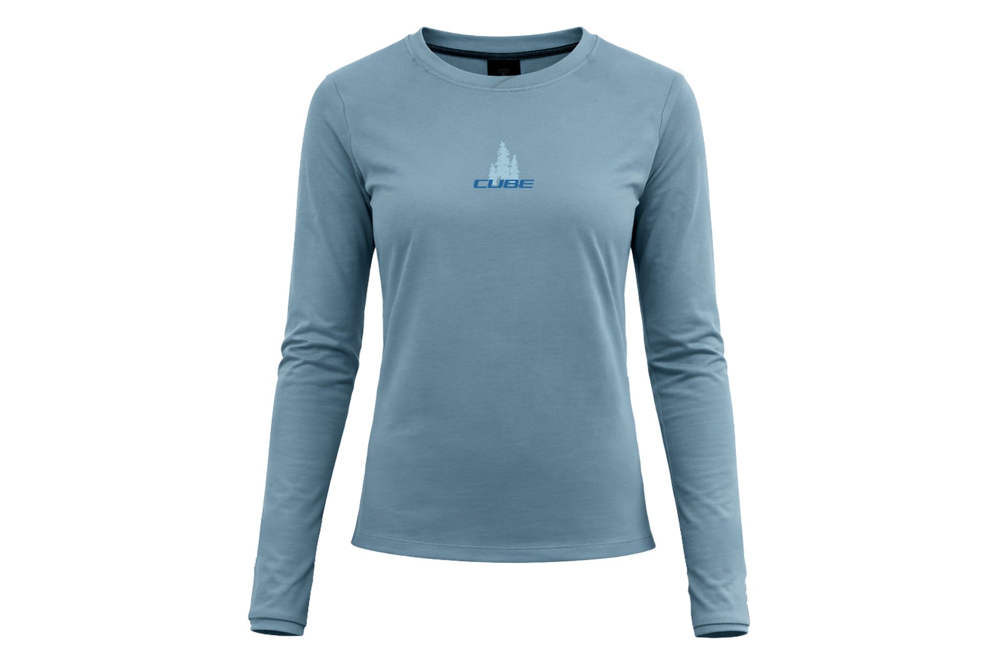 MTB WS Rundhalstrikot Soft Touch langarm blue