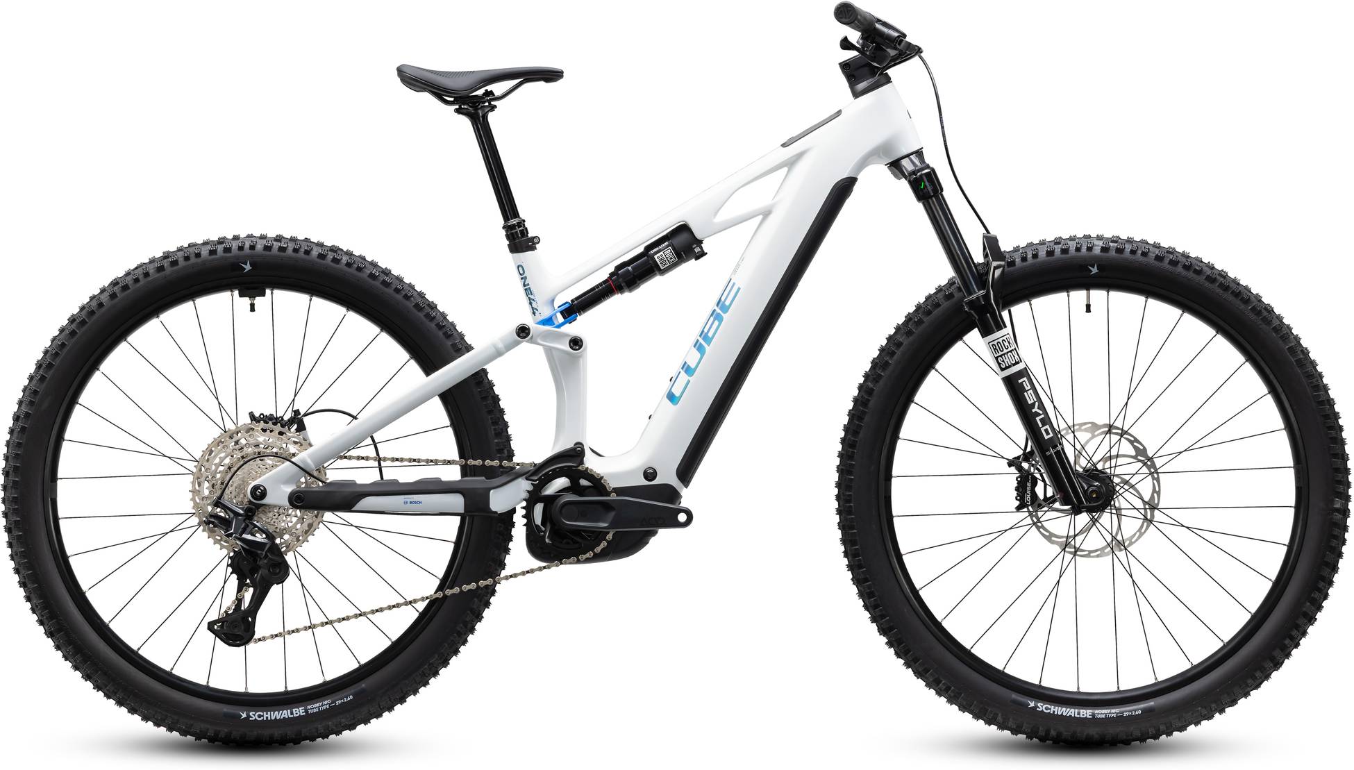Cube Stereo Hybrid ONE44 HPC Pro 800 metallicwhite´n´blue