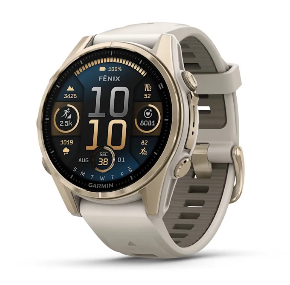 GARMIN fēnix® 8 – 43 mm, AMOLED Sapphire, Nebelgrau