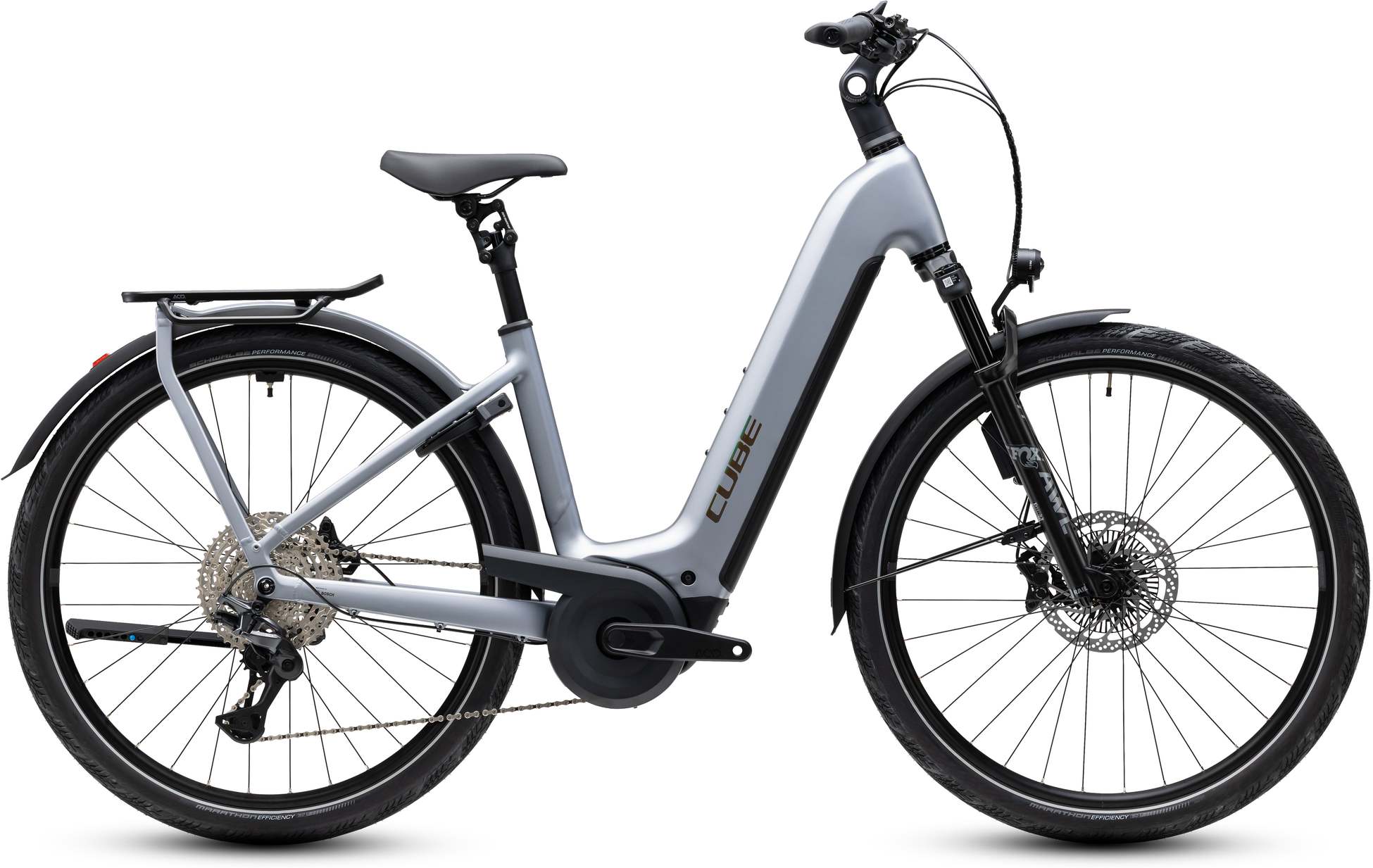 Cube Kathmandu Hybrid EXC 800 slategrey´n´chrome Easy Entry