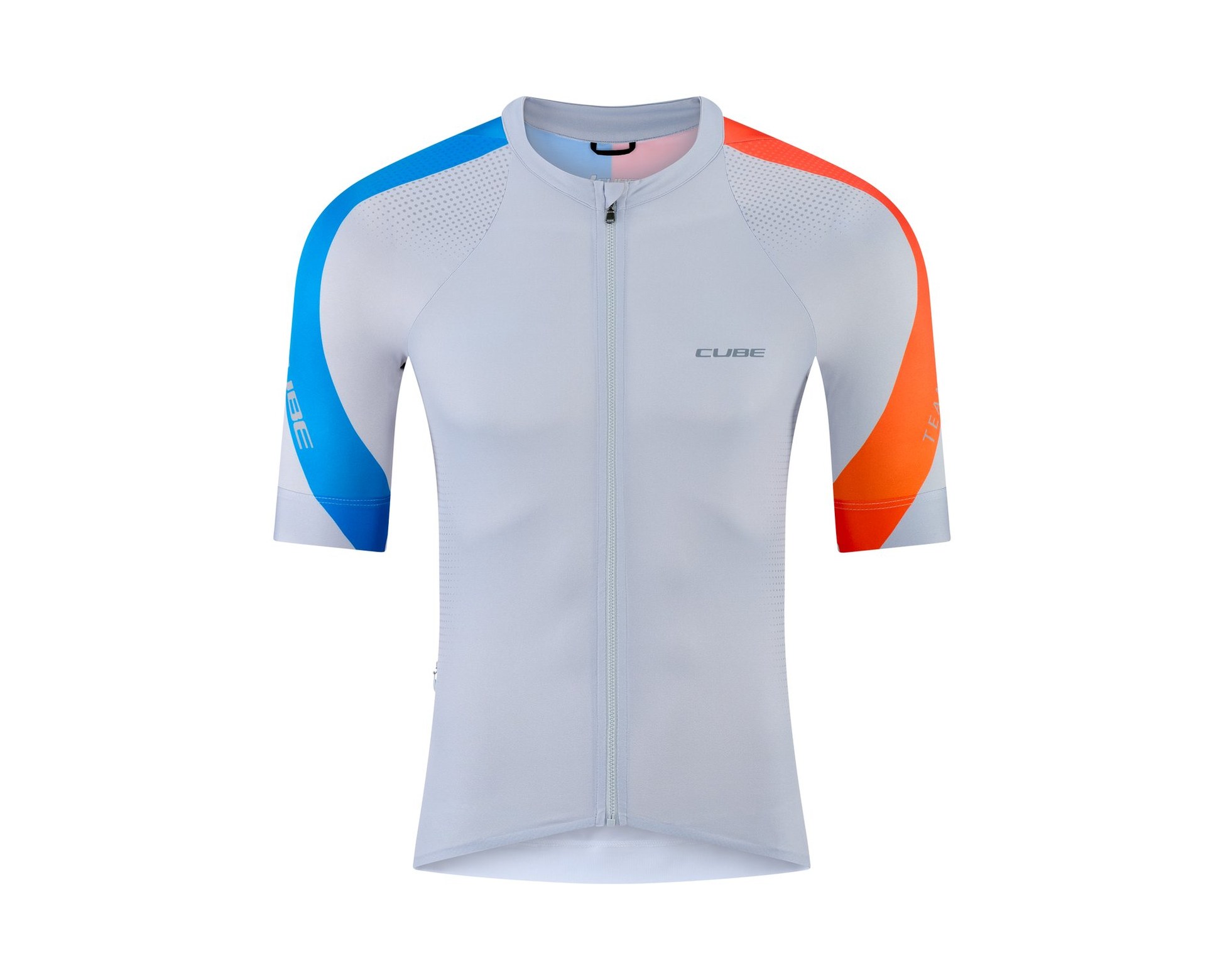 ROAD/XC Trikot TEAMLINE kurzarm light grey