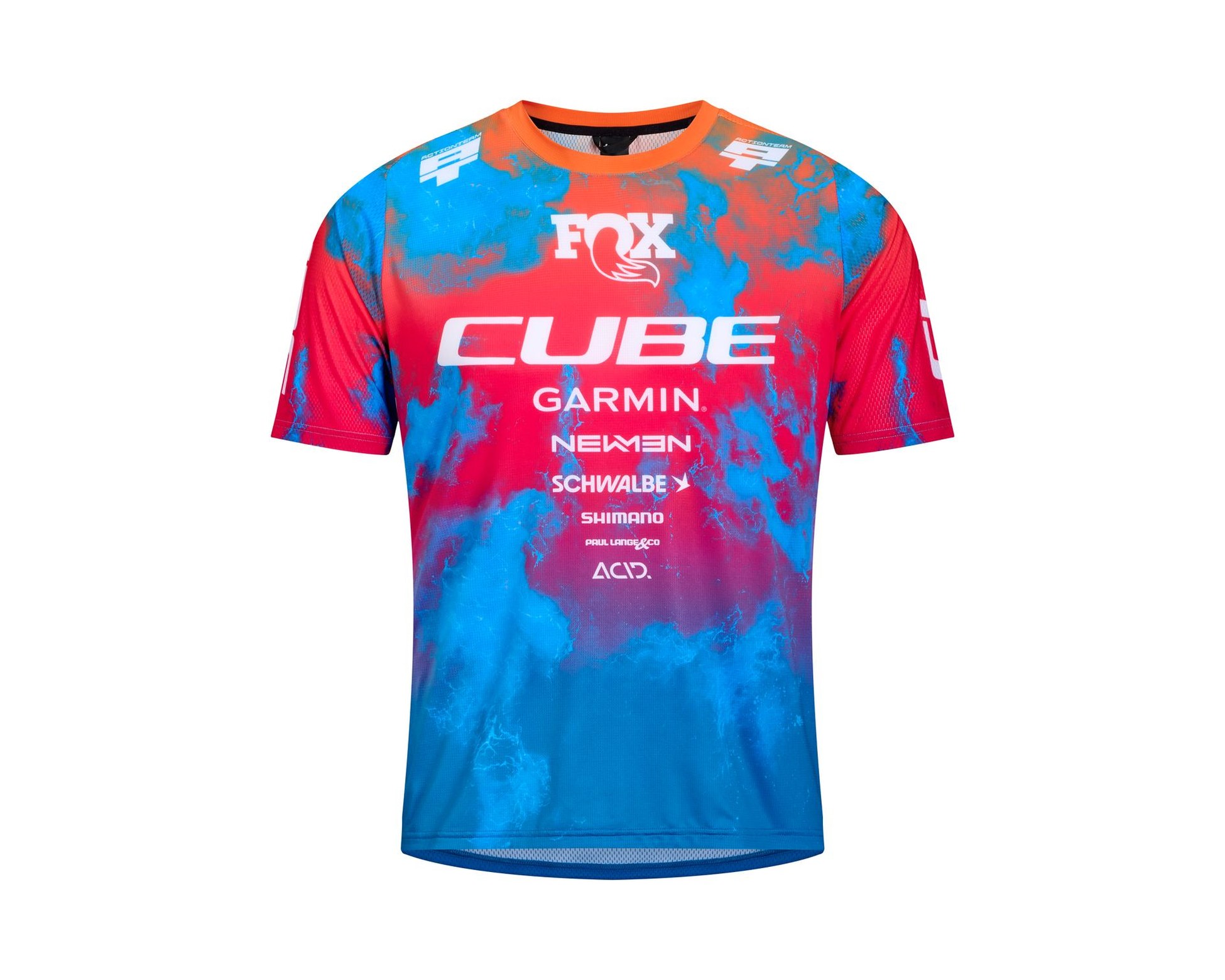 MTB Trikot X Actionteam kurzarm blue´n´pink´n´orange