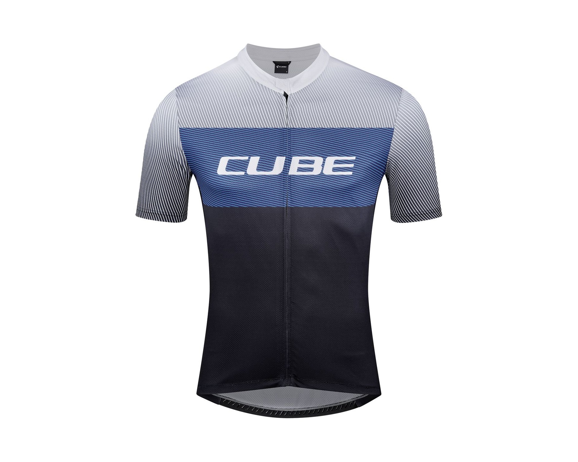 TEAMLINE Trikot CMPT kurzarm black´n´blue´n´grey