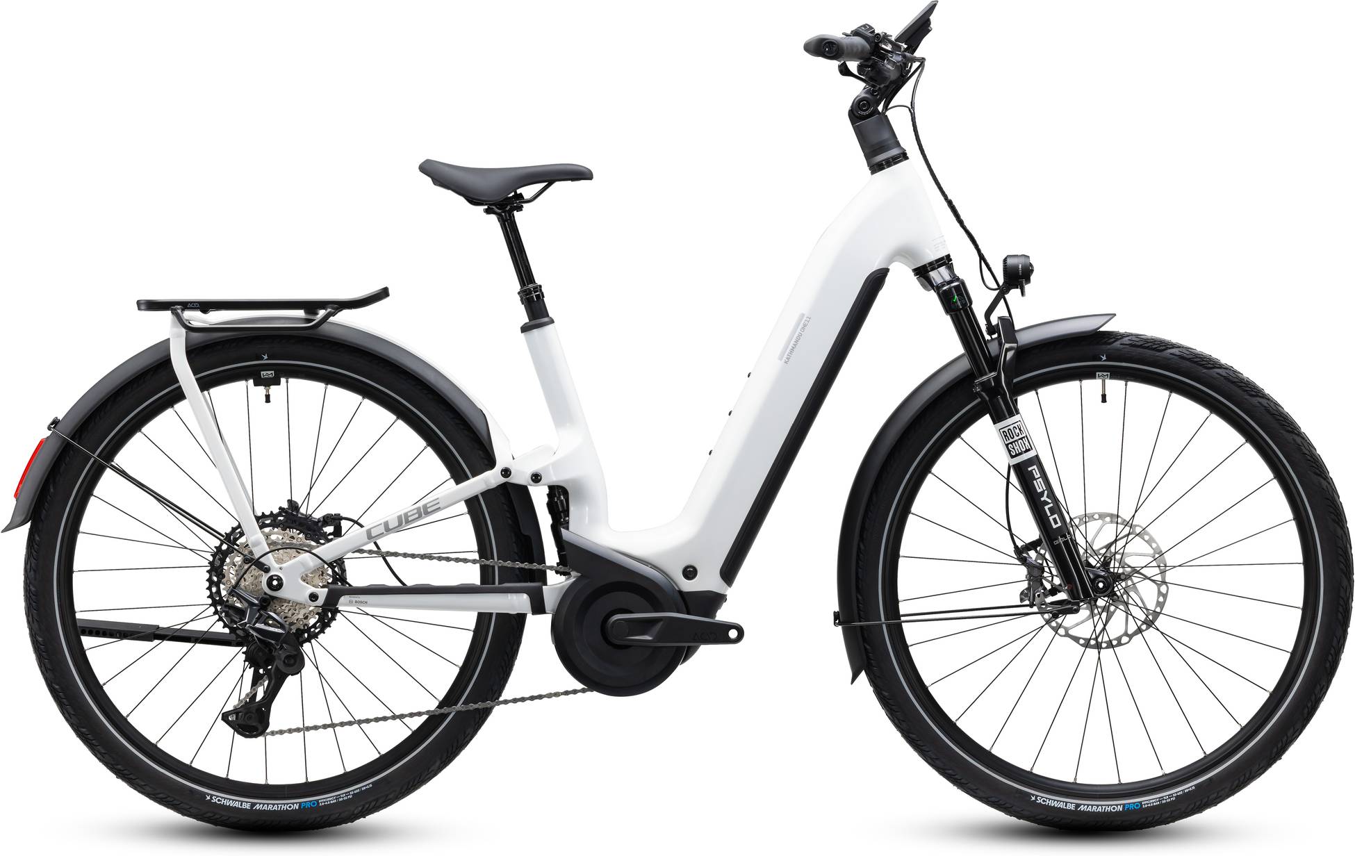 Cube Kathmandu Hybrid ONE11 HPC SLX 800 metallicwhite´n´prizm Easy Entry