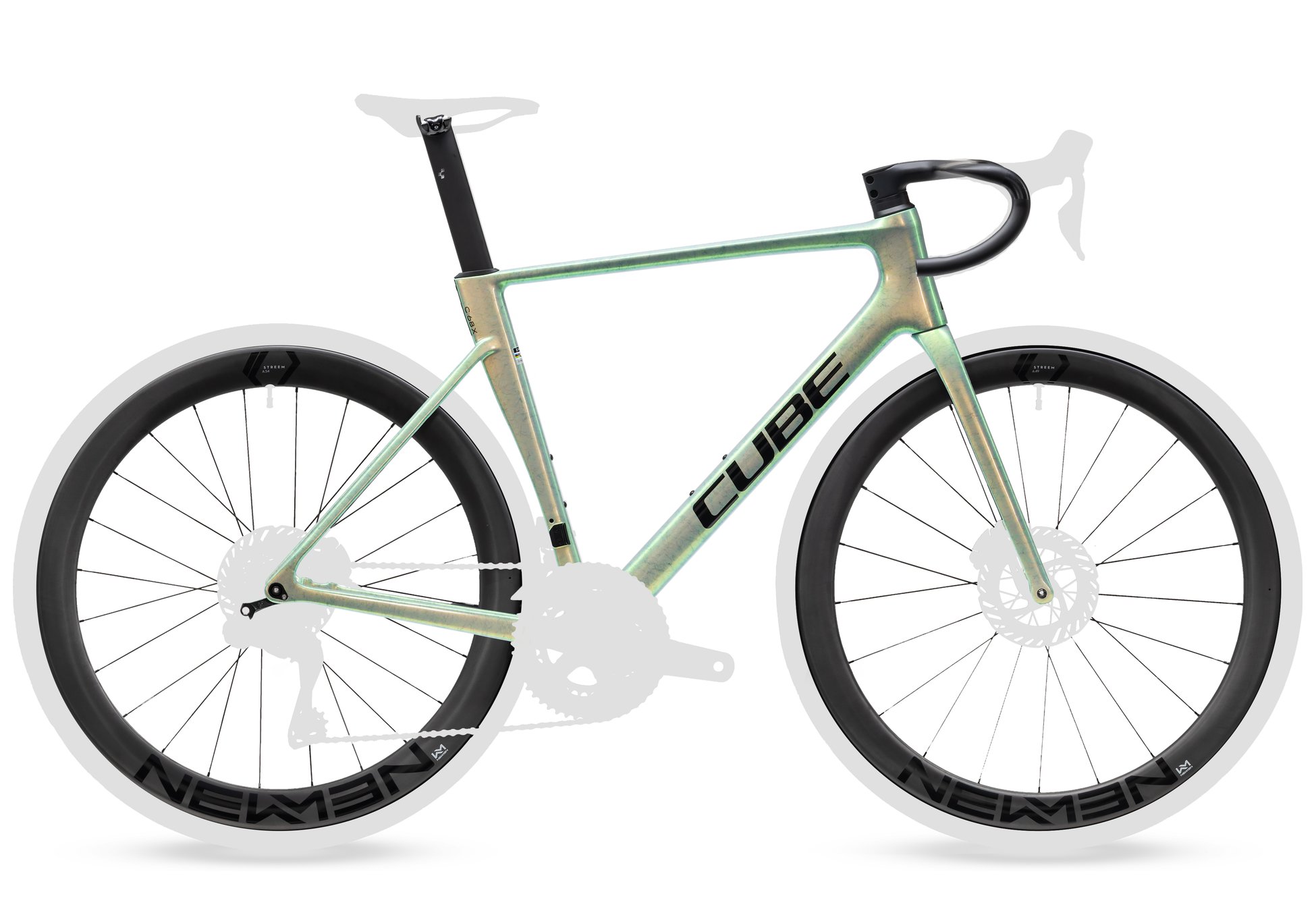 Litening AIR C:68X Frameset genesisfibre´n´black