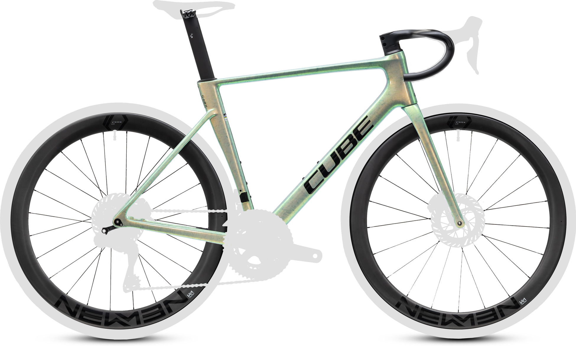 Litening AIR C:68X Frameset genesisfibre´n´black