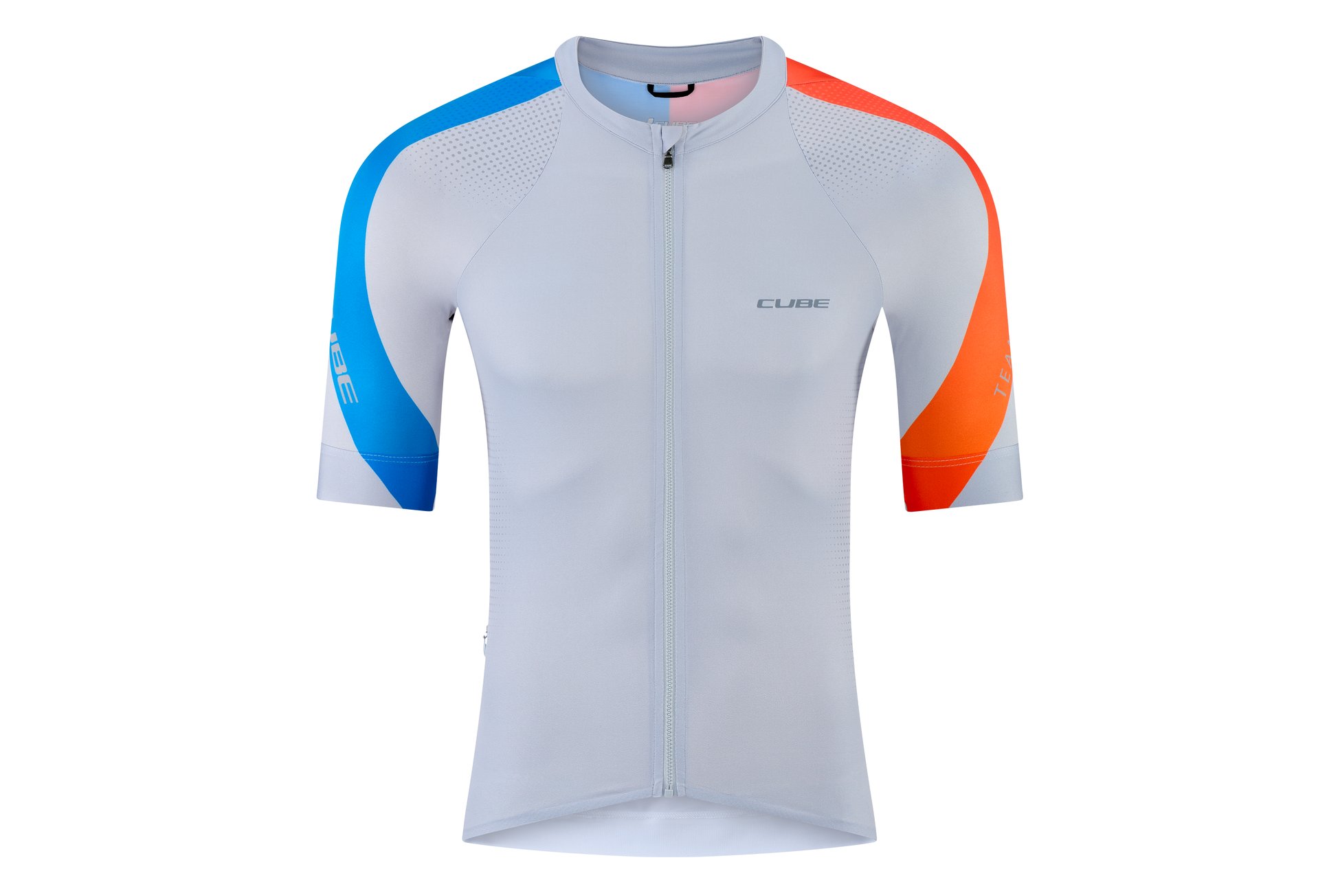 ROAD/XC Trikot TEAMLINE kurzarm light grey