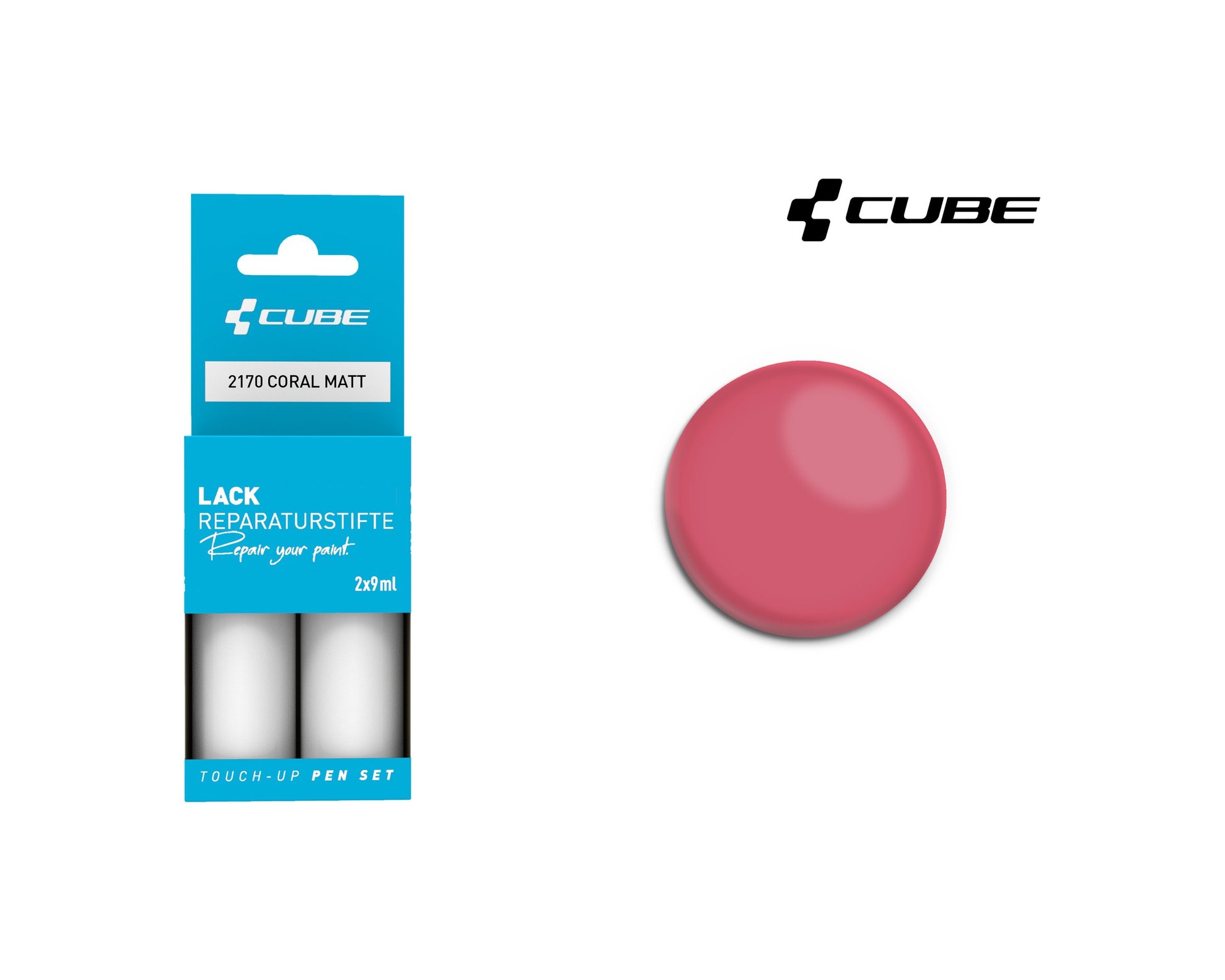 Lackstift Set CORAL matt 2170