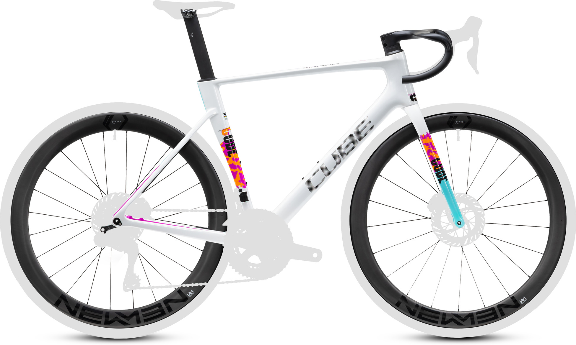 Litening AIR C:68X Frameset graphic´n´white