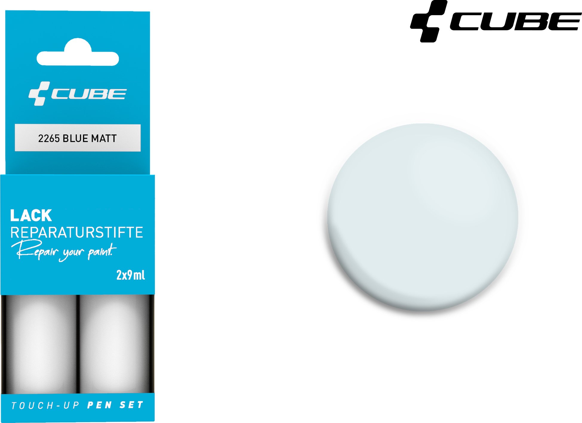 Lackstift Set BLUE matt 2265