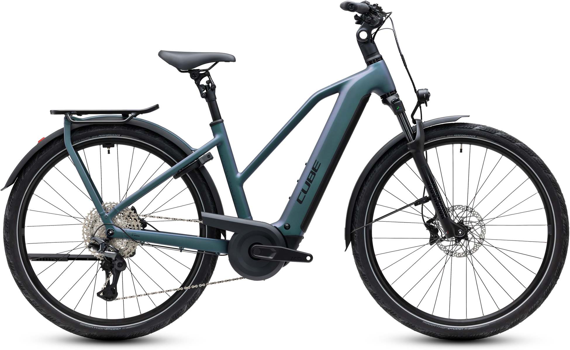 Cube Kathmandu Hybrid Pro 800 smaragdgrey´n´black Trapeze