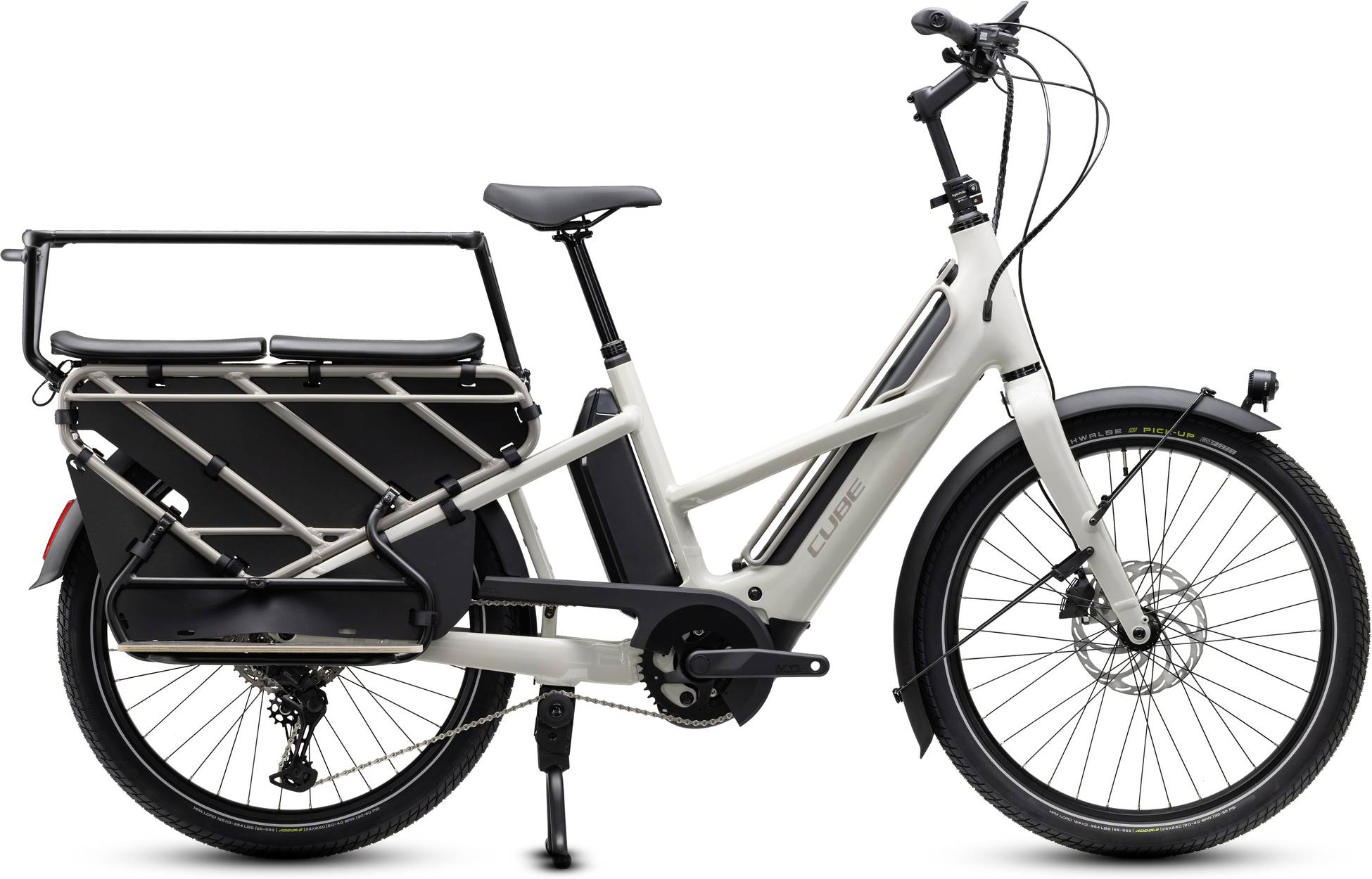Cube Longtail Hybrid Family 800 greybeige´n´grey