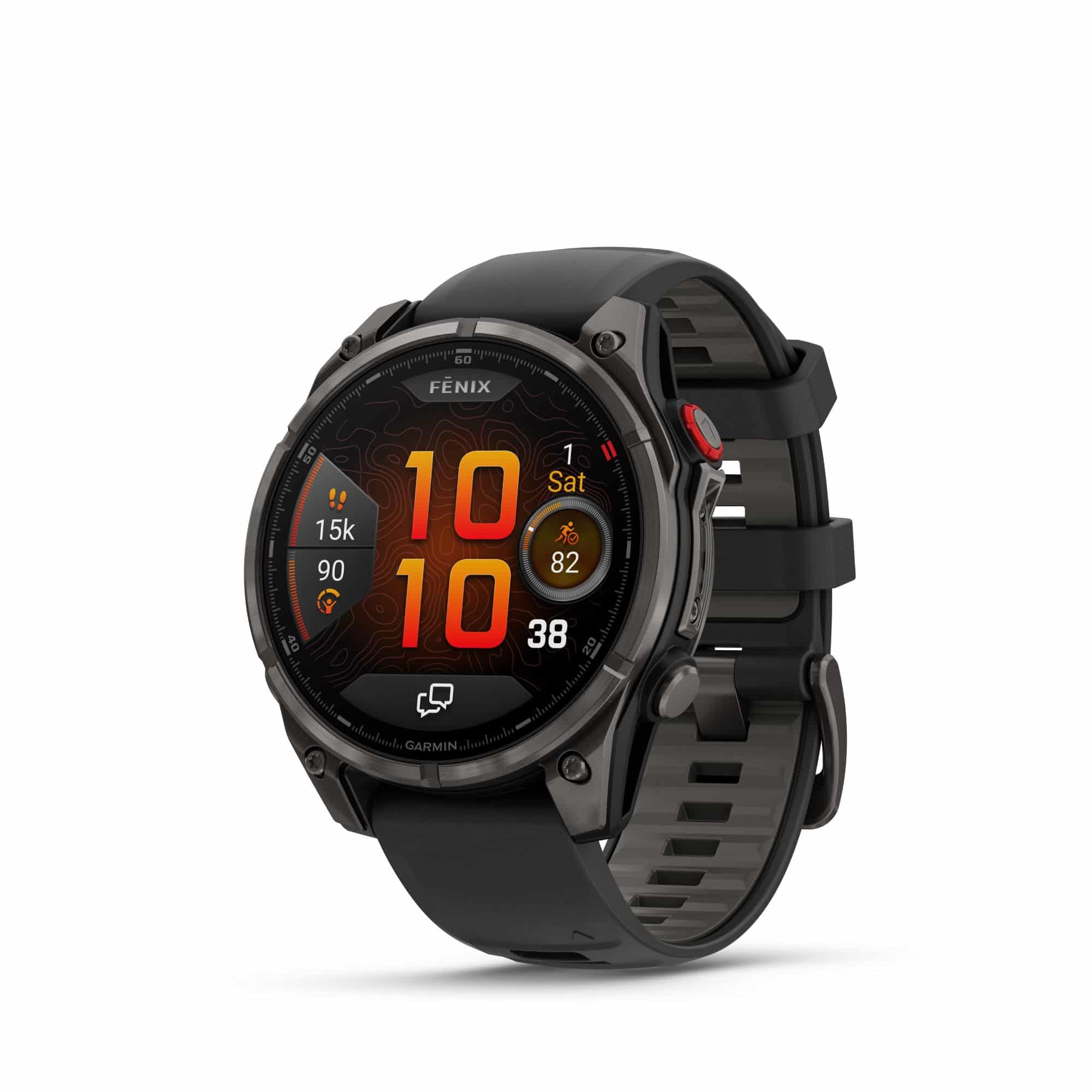 fēnix® 8 Pro–47mm, AMOLED Sapphire, Schwarz/Titan Car