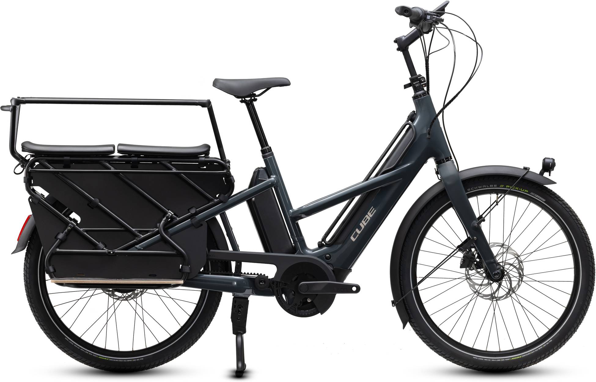 Cube Longtail Hybrid Deluxe Family 800 shadowgrey´n´grey