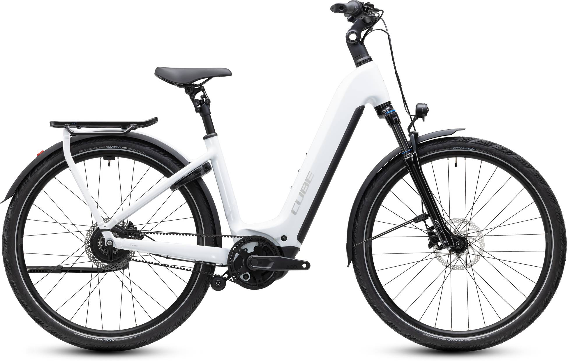 Cube Kathmandu Hybrid Deluxe Pro 800 metallicwhite´n´chrome Easy Entry