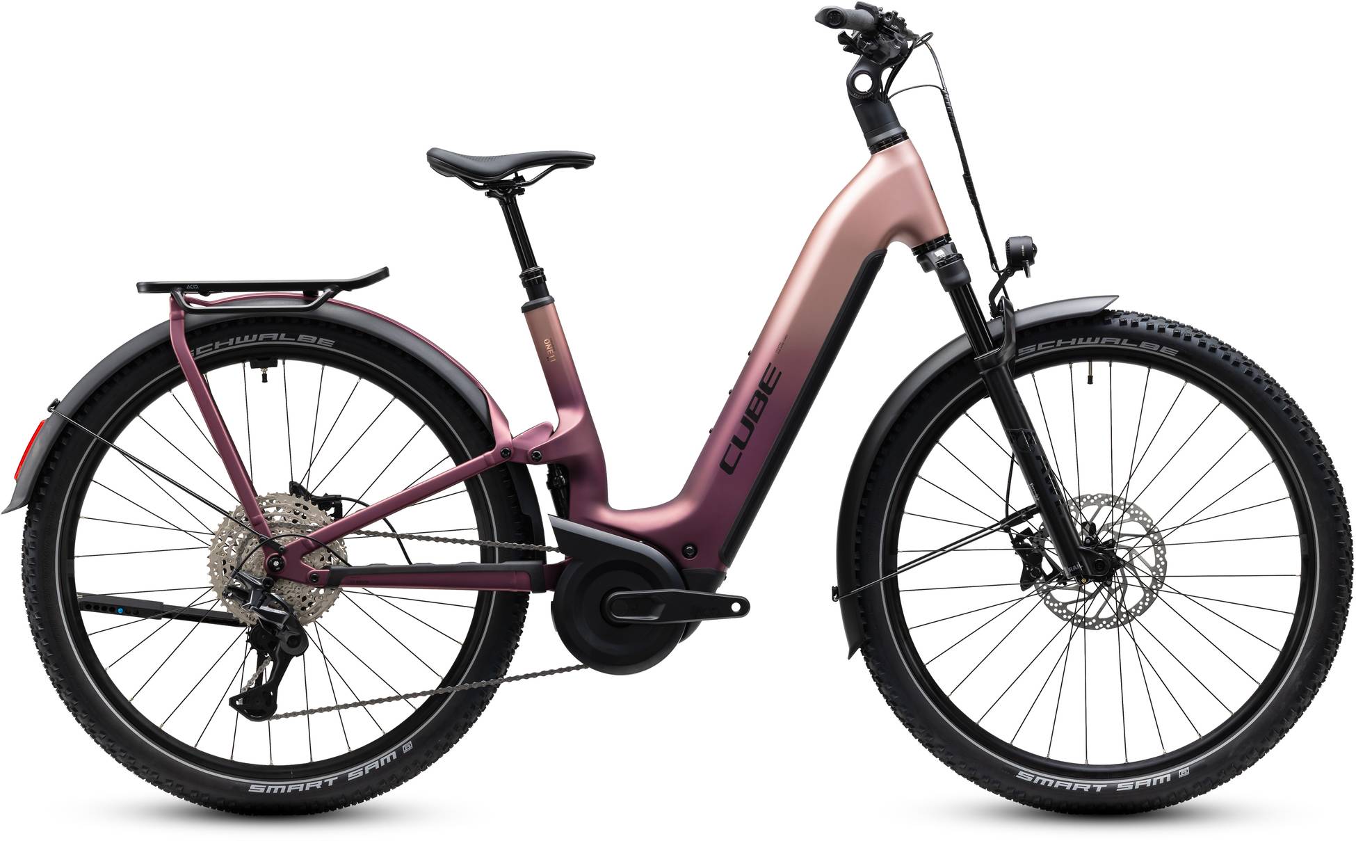 Cube Nuride Hybrid ONE11 HPC SLX 800 mauve´n´black Easy Entry